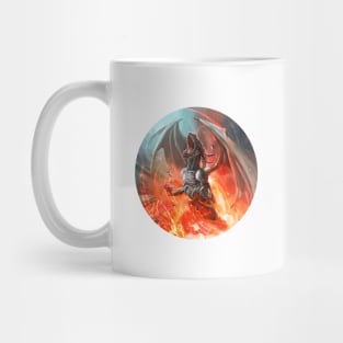 Awesome Heavy Metal Fantasy Screaming Fire Dragon Mug